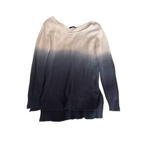 Dex Ombré Blue to White Knit Sweater